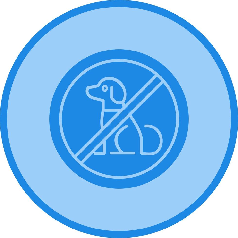 No Pets Vector Icon