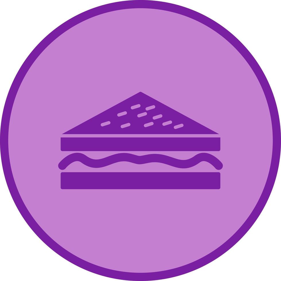 Unique Sandwich Vector Icon