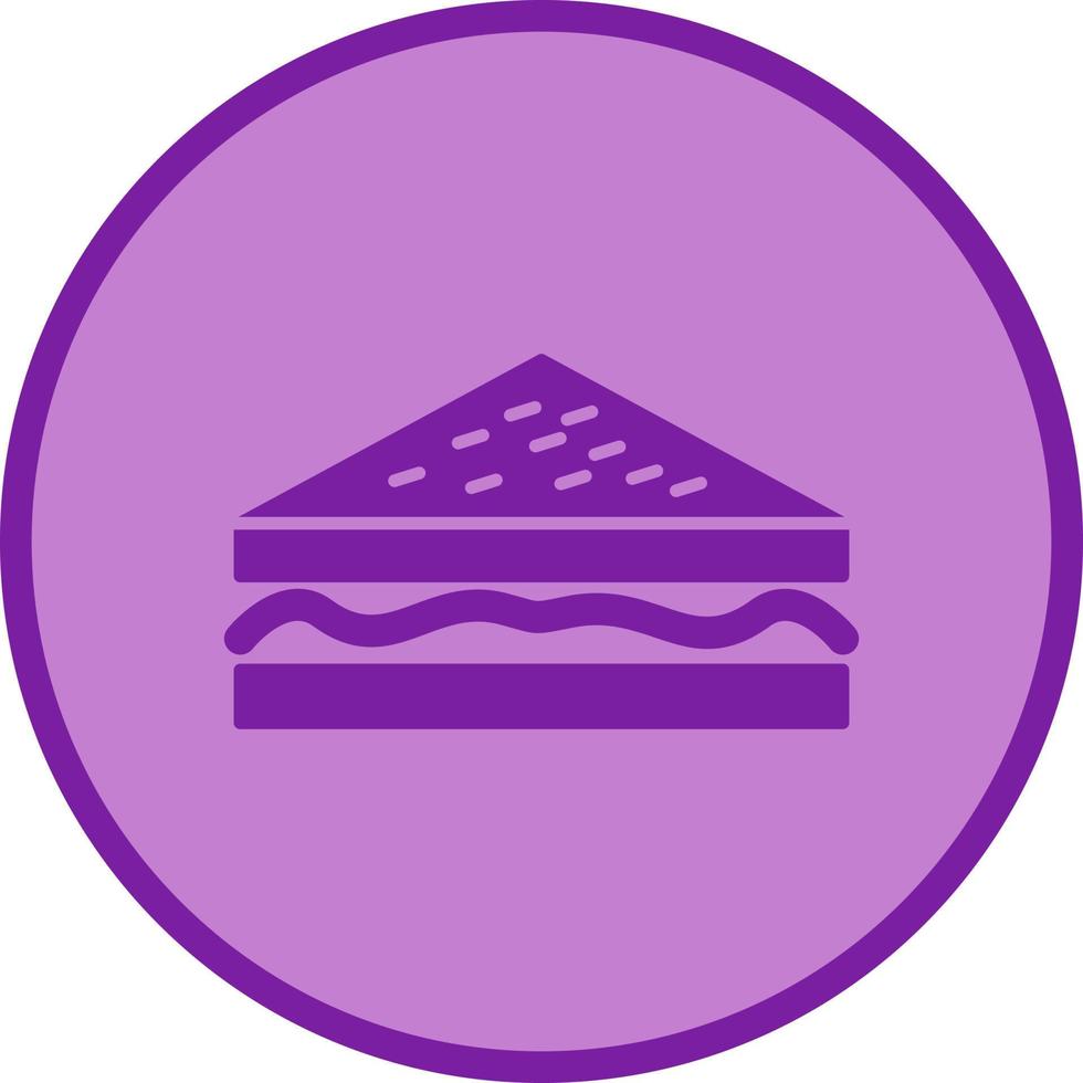 Unique Sandwich Vector Icon