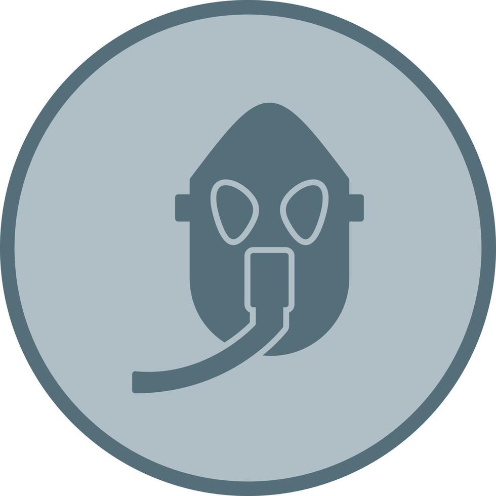 Unique Oxygen Mask Vector Icon