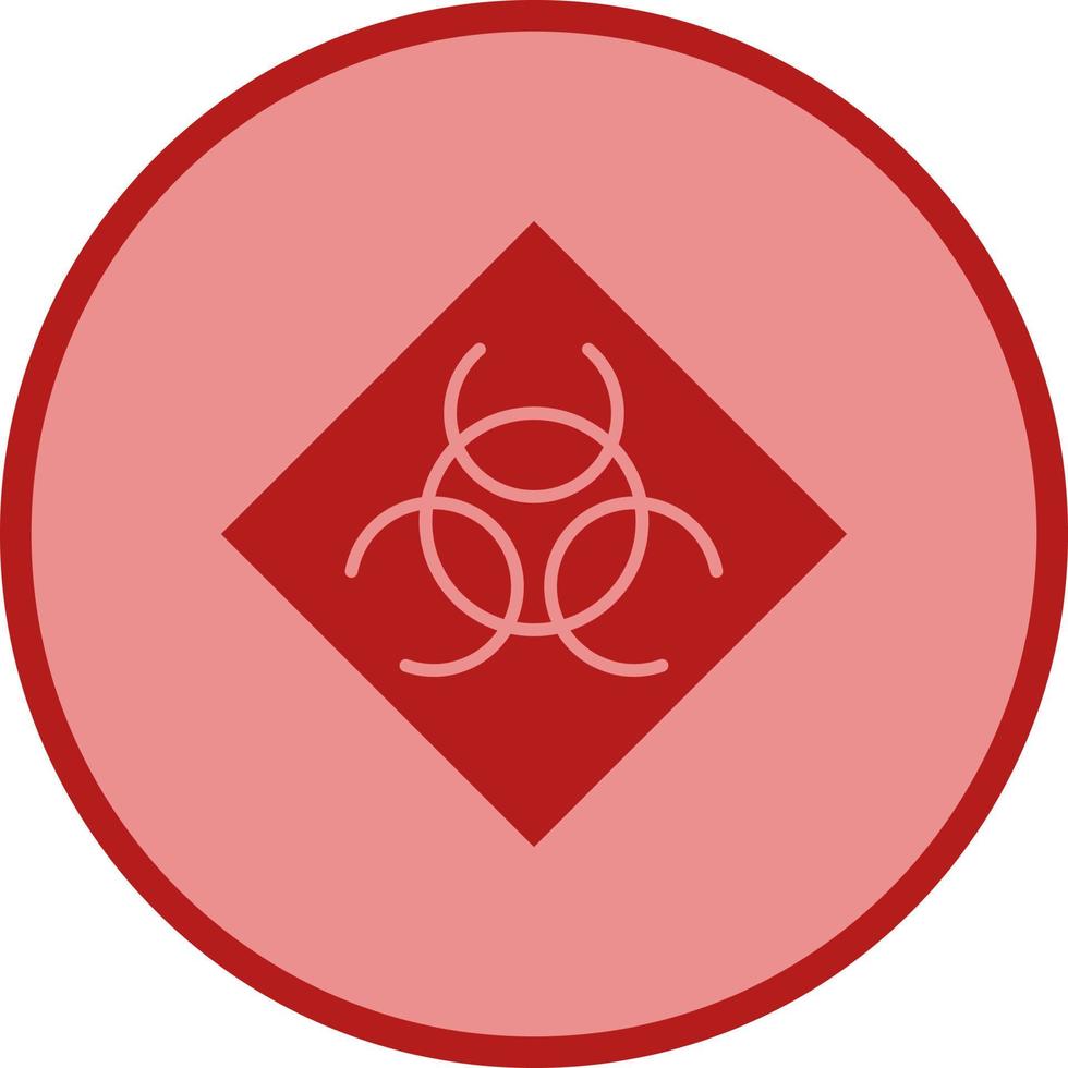 Biological Hazard Vector Icon