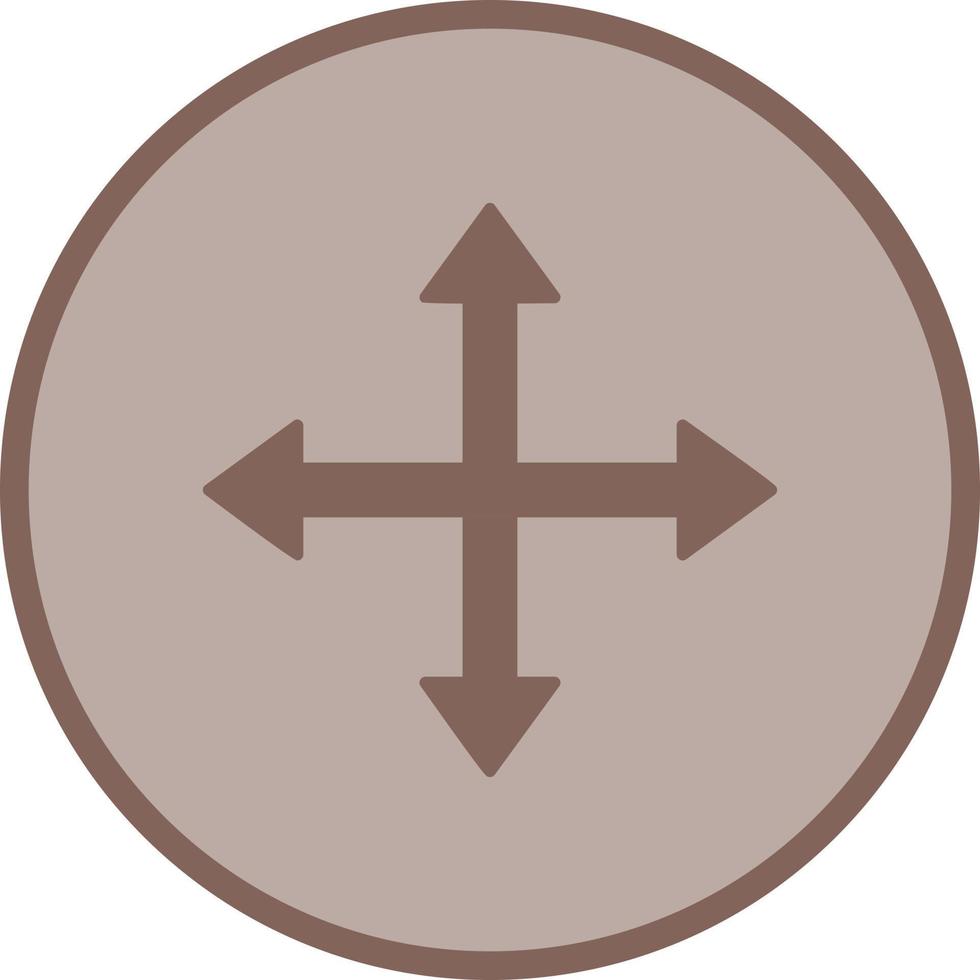 Unique Move Vector Icon
