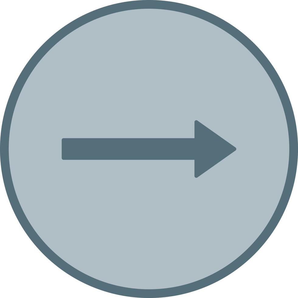 Unique Right Arrow Vector Icon