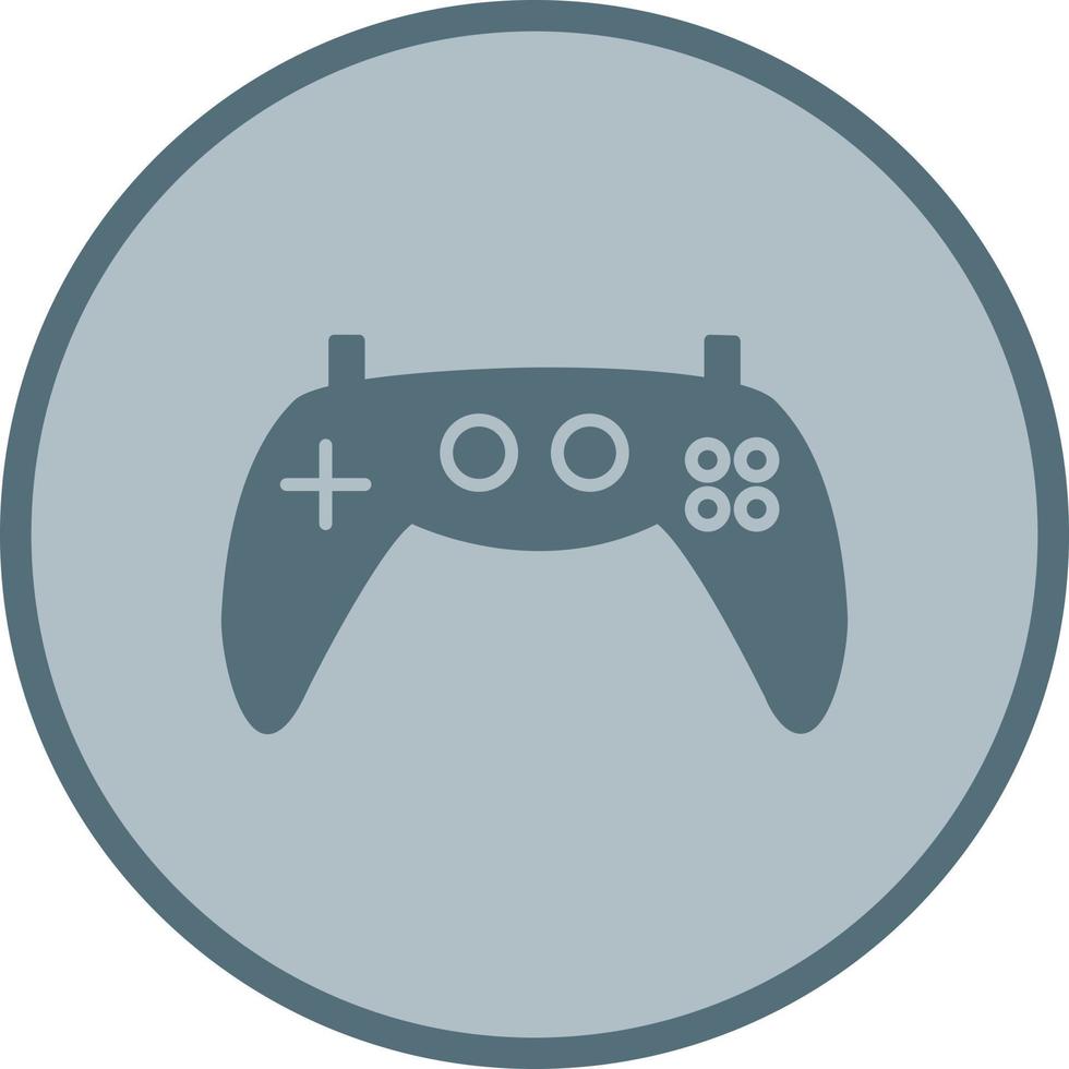 icono de vector de consola de juegos único