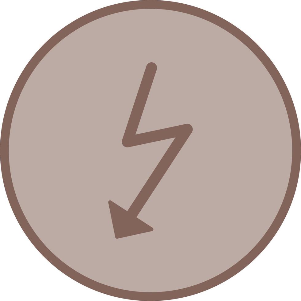 Unique Flash Vector Icon