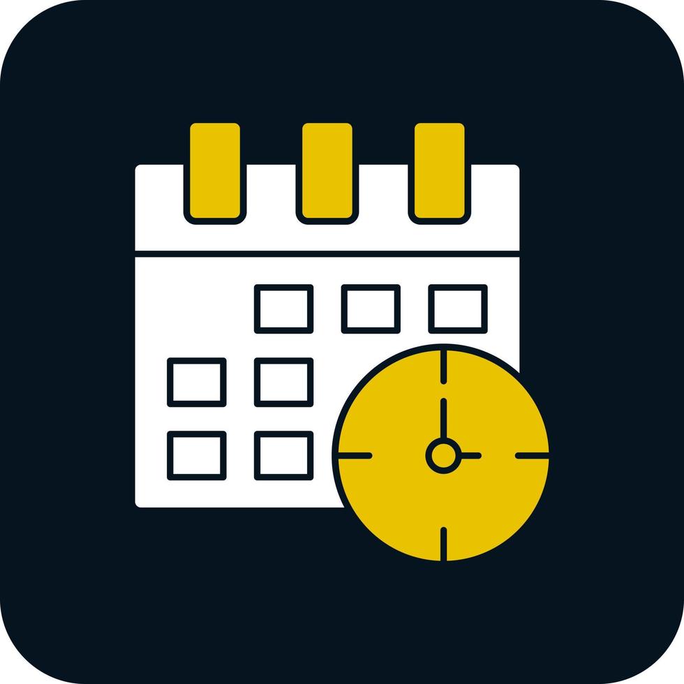 Time ANd Date Vector Icon Design