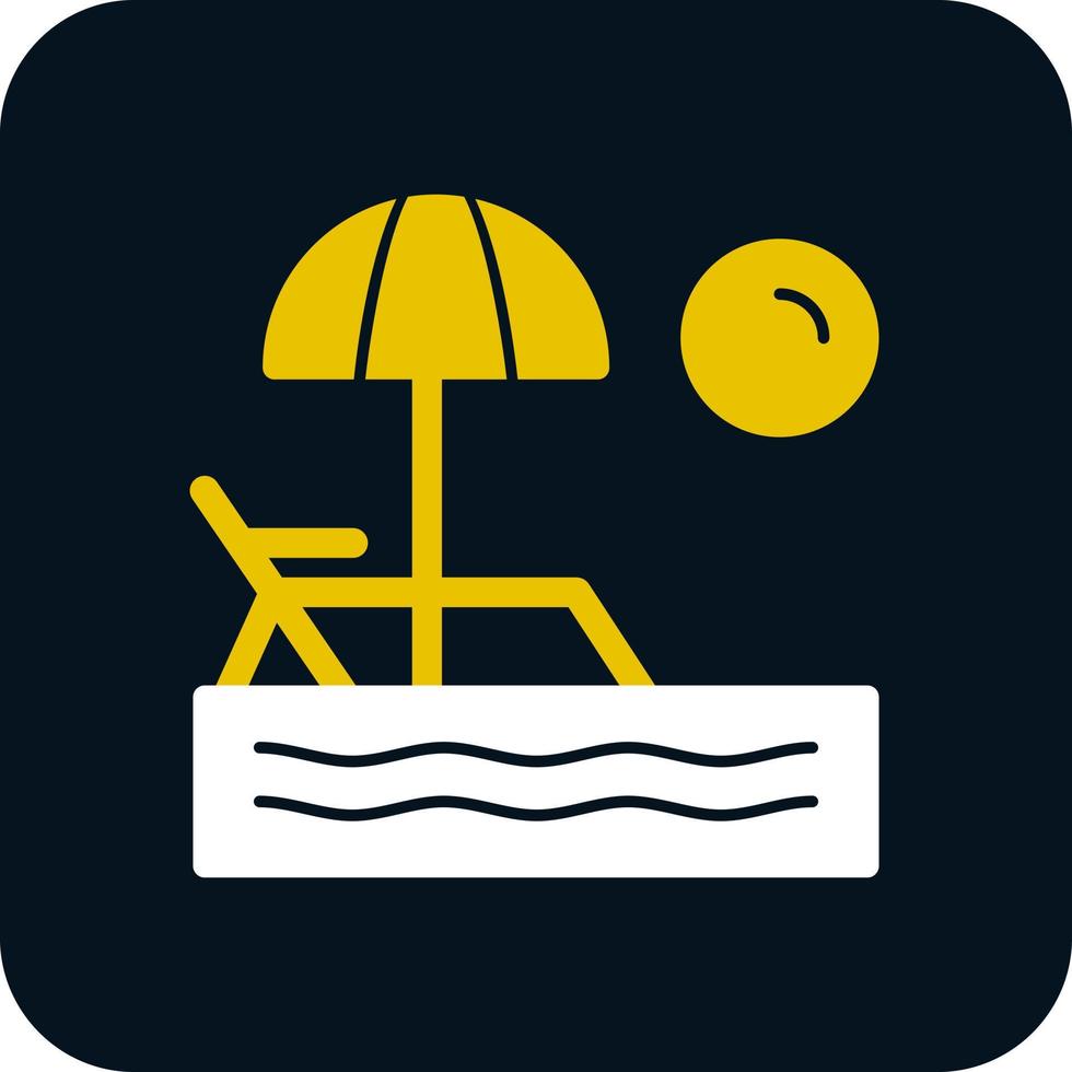 Beach Vector Icon Design