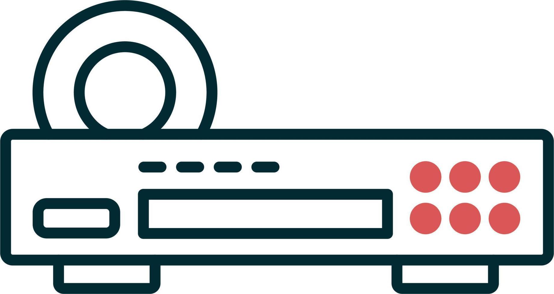 Dvd player Vector Icon
