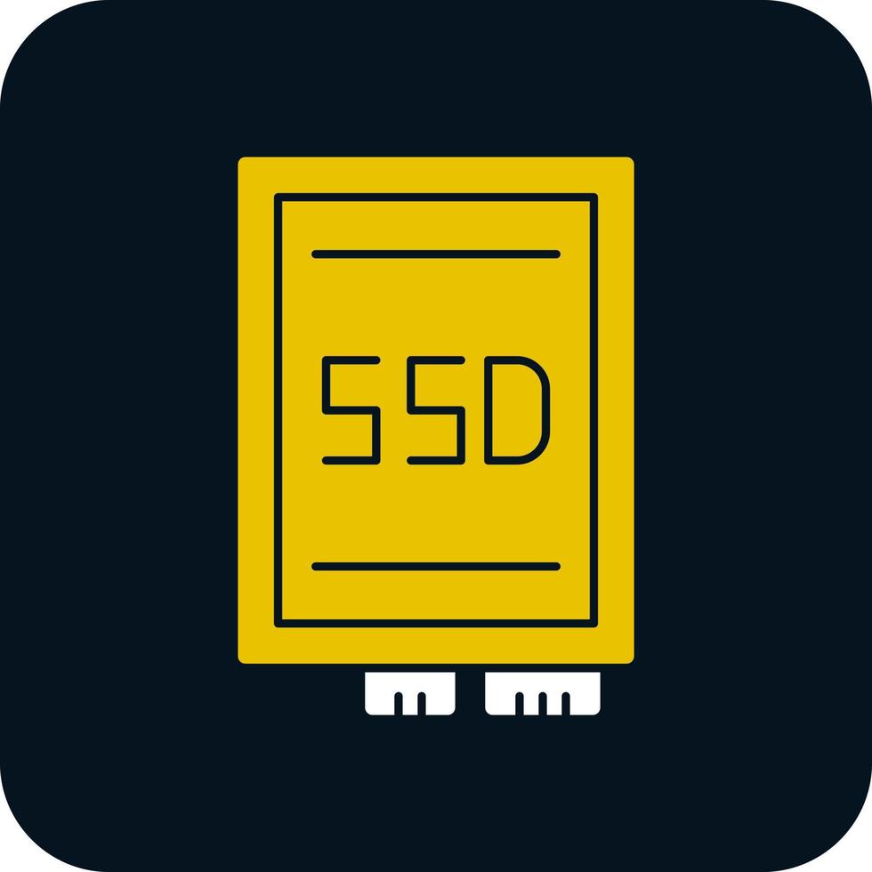 Ssd card Vector Icon Design