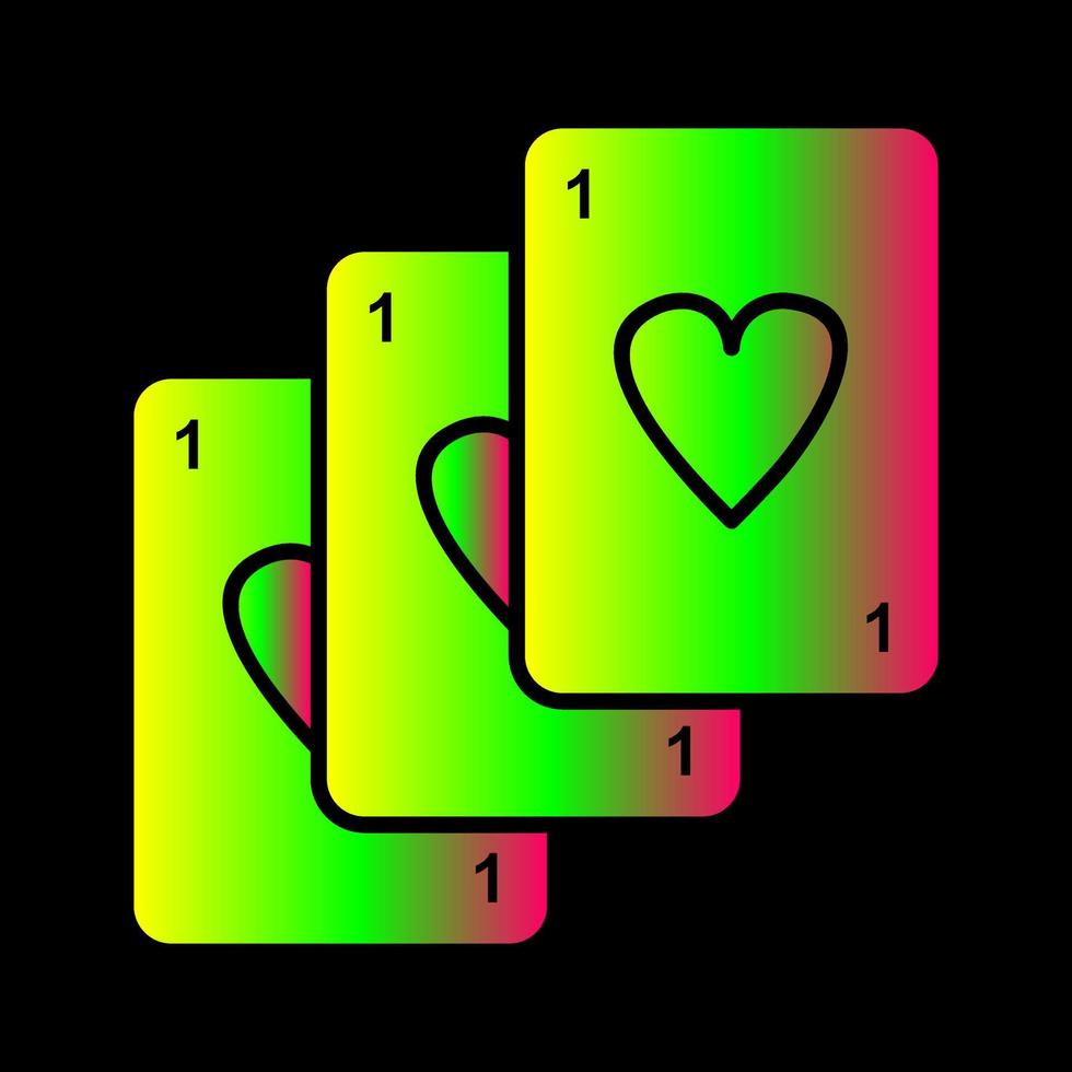 Unique Deck of Cards Vector Icon