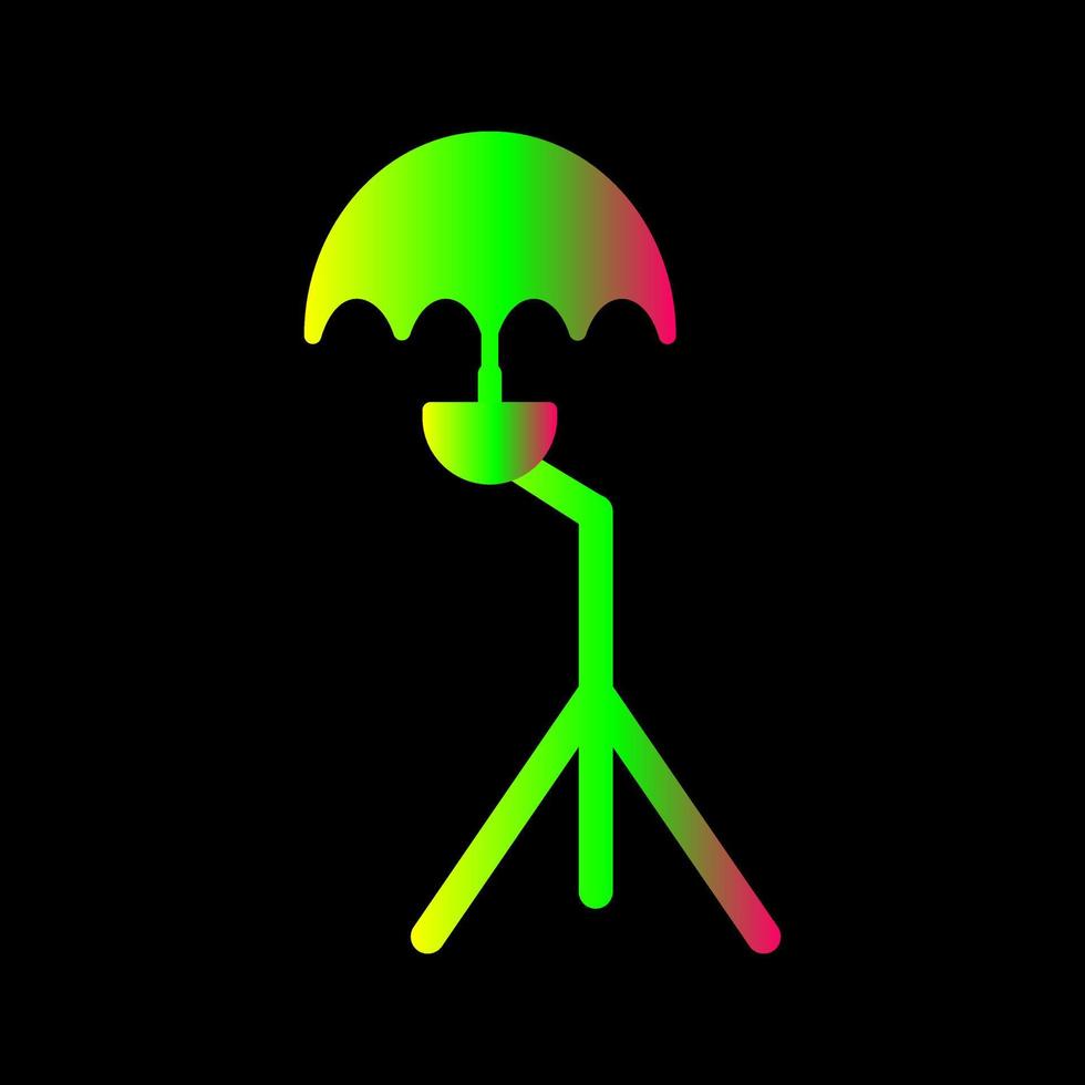 Unique Umbrella Stand Vector Icon