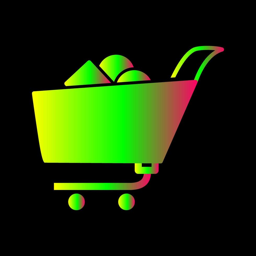 Unique Shopping Cart II Vector Icon