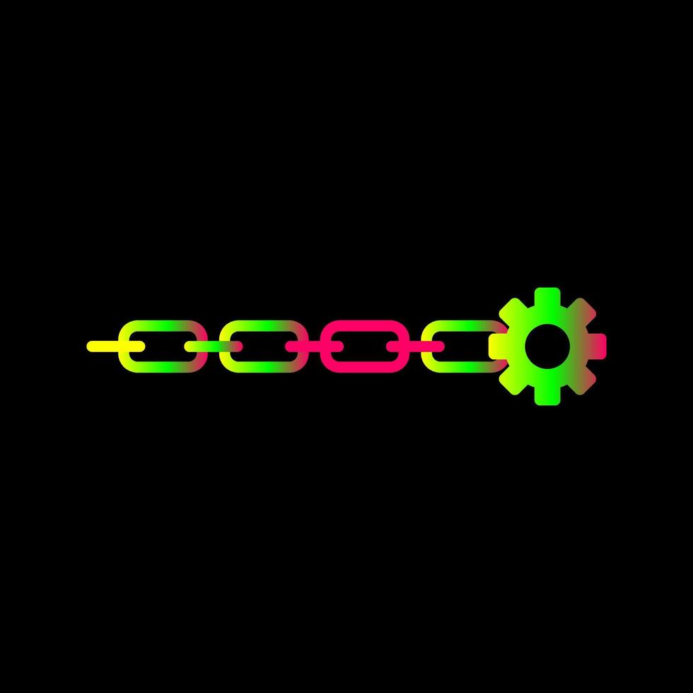 Unique Link Optimization Vector Icon