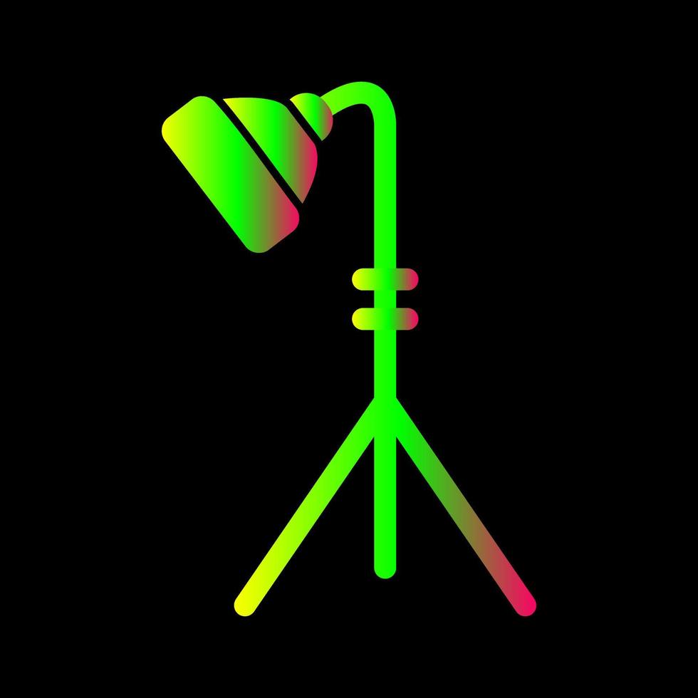 Unique Light Stand Vector Icon