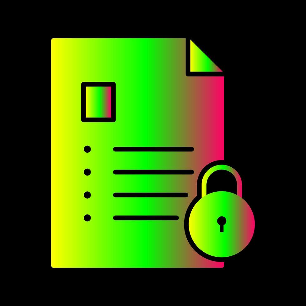 Unique Confidentiality Vector Icon