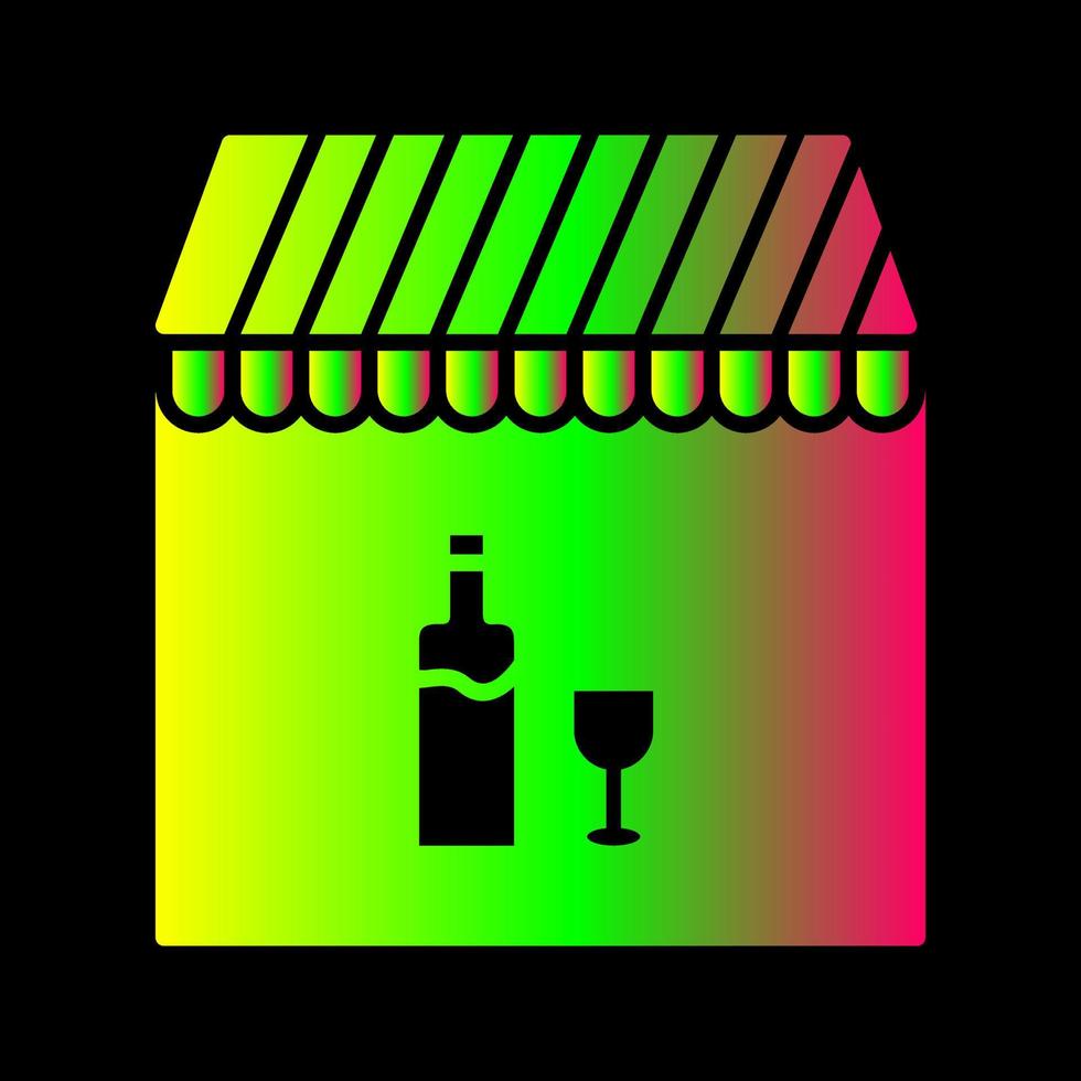 Unique Cafe and Bar Vector Icon