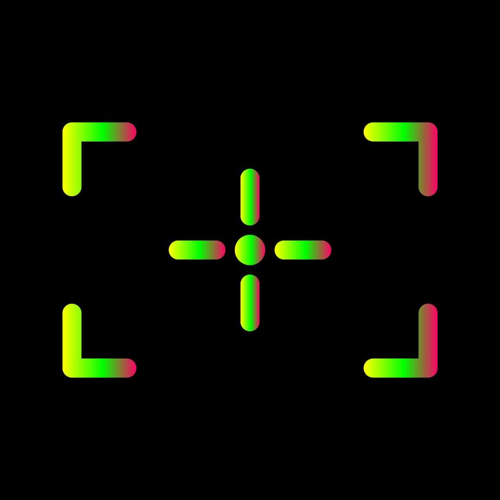 Unique Focus Vector Icon