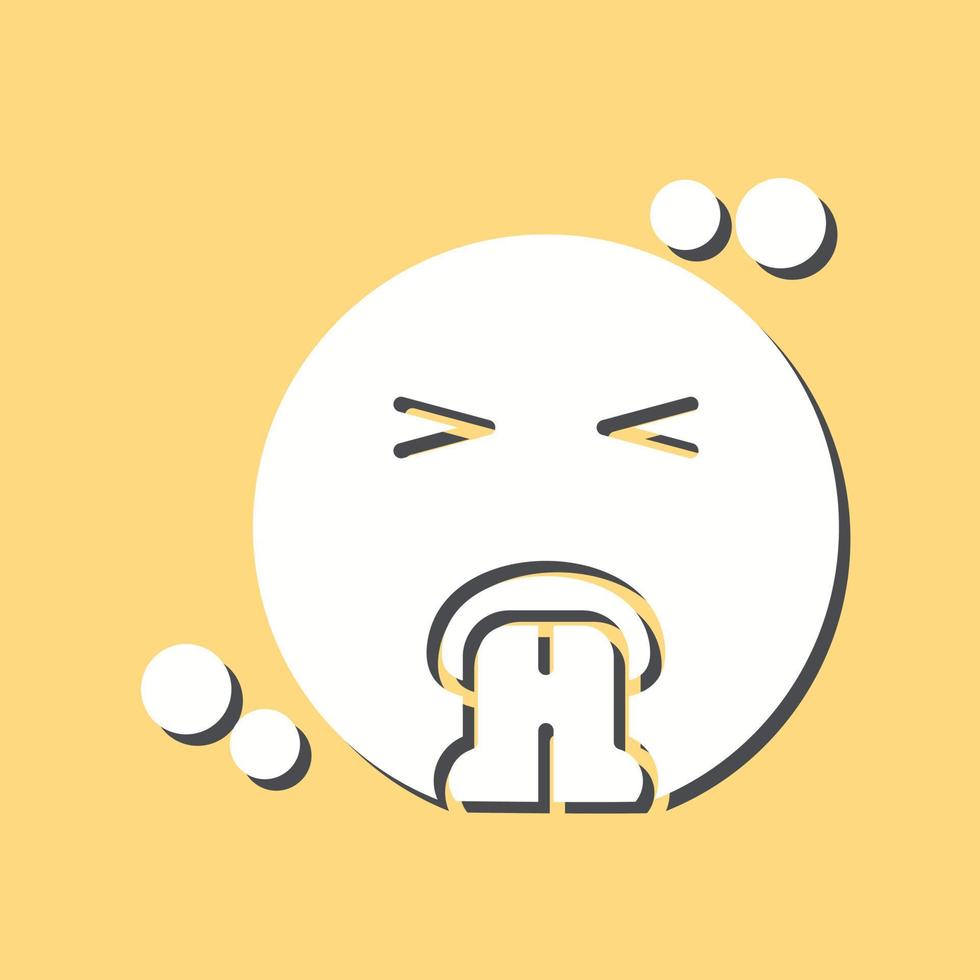 Vomit Vector Icon