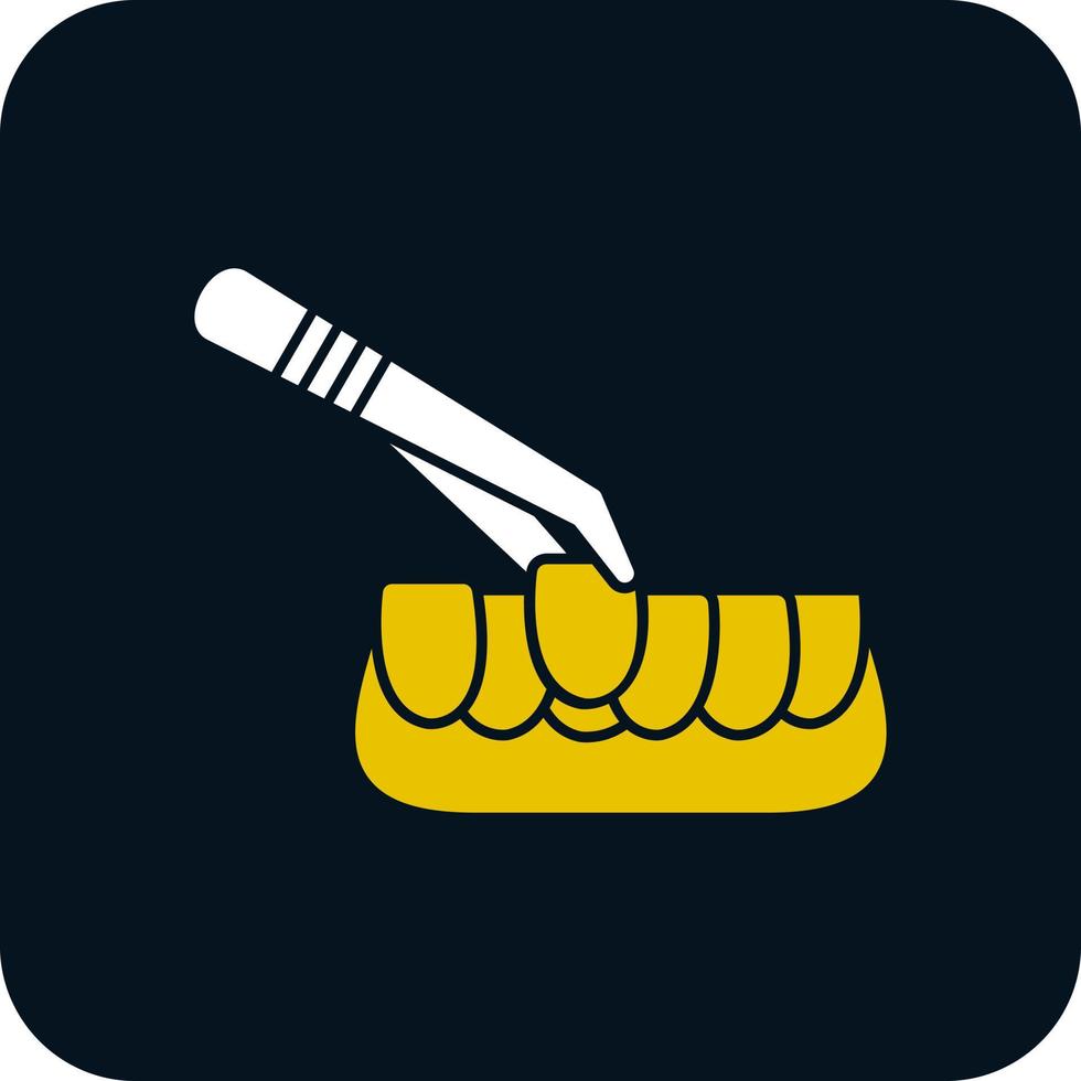 Tooth Extraction Vector Icon Design