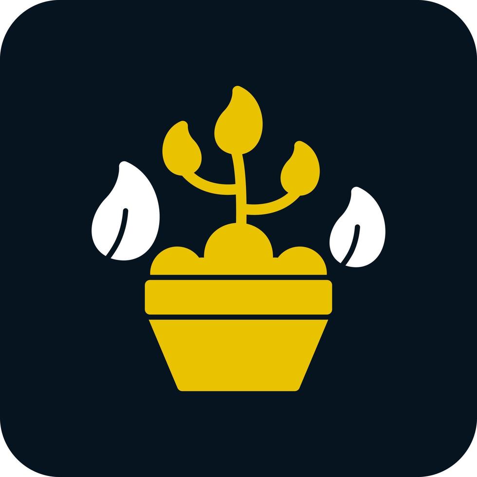 diseño de icono de vector de plantación