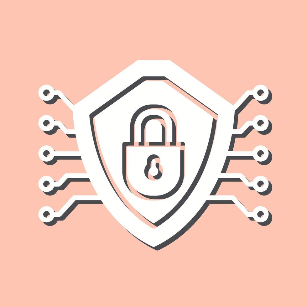 Cyber Security Vector Icon