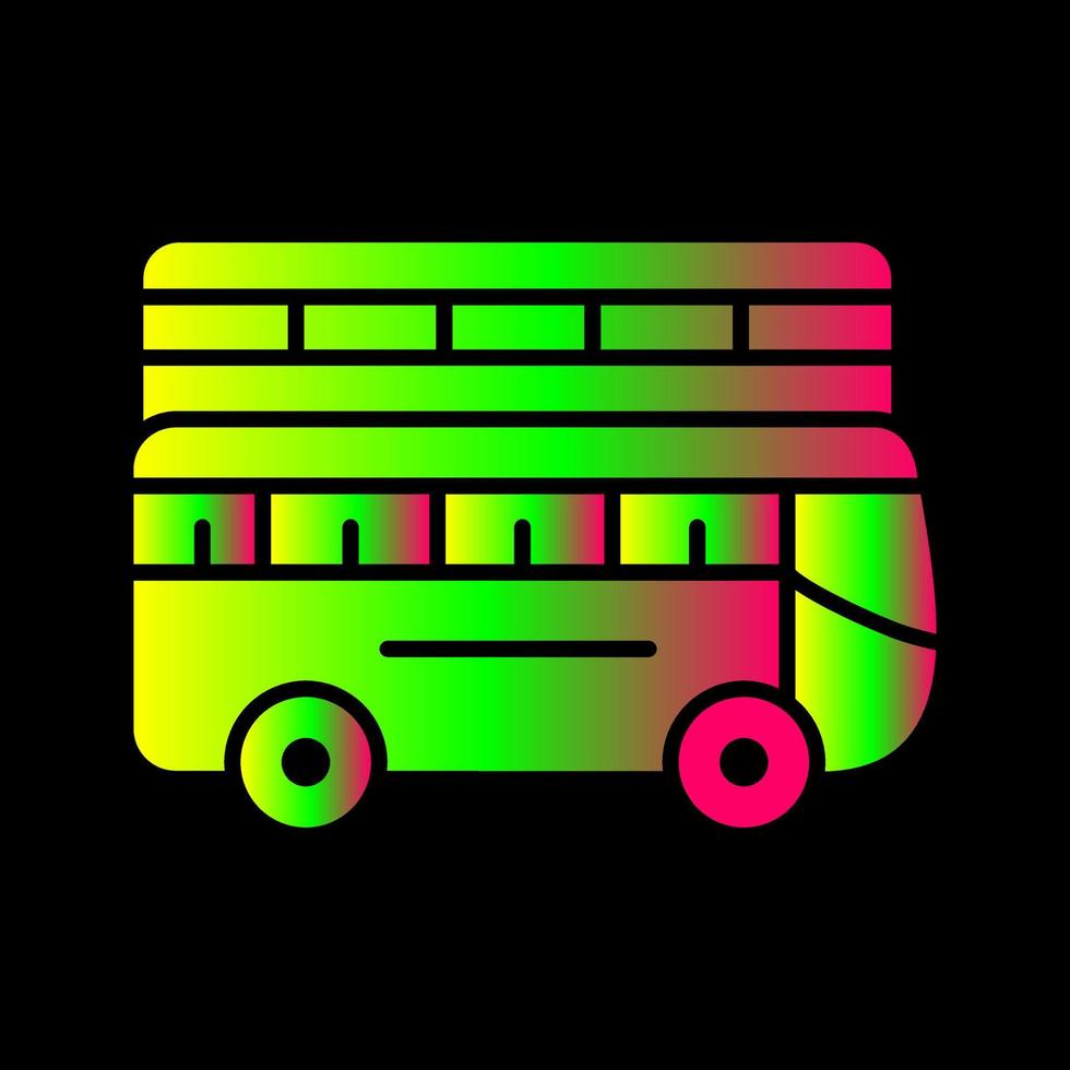 Double Bus Vector Icon