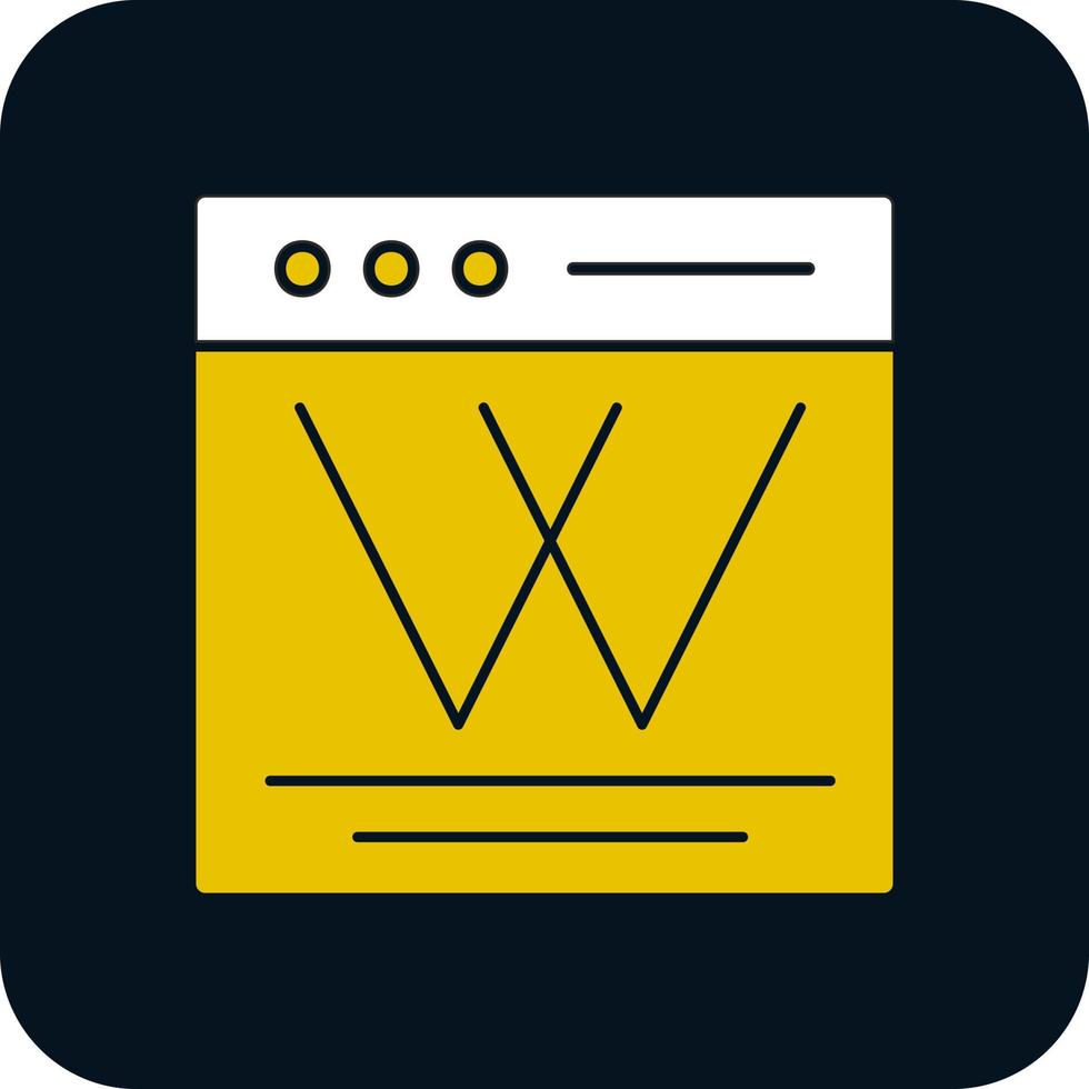 Wiki Vector Icon Design