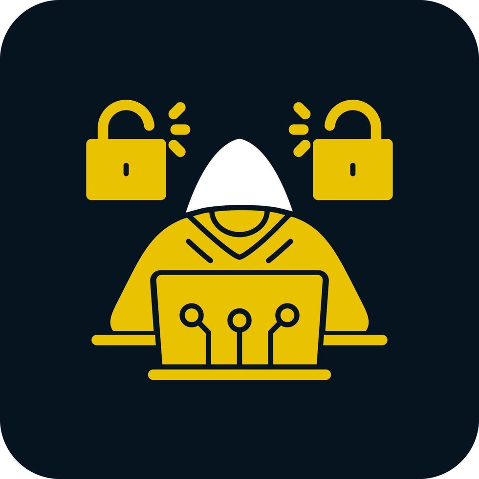 Cyber Attack Vector Icon Design