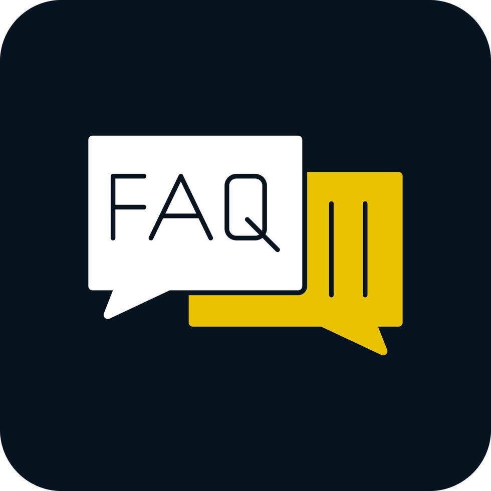 Faq Vector Icon Design