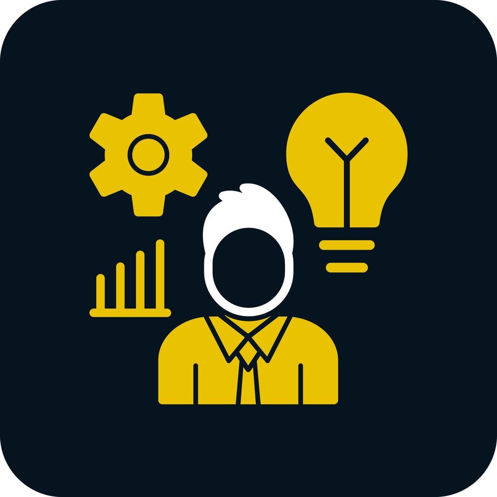 Talent Manager Vector Icon Design