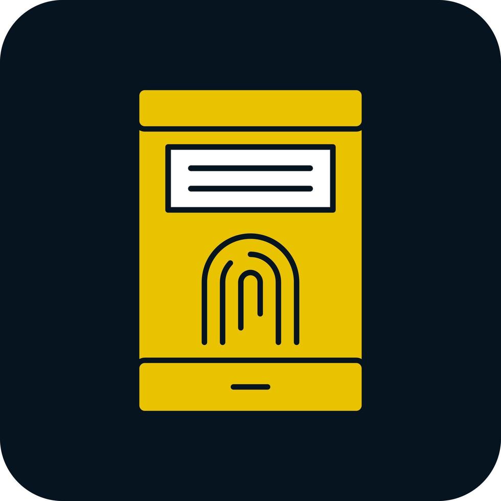 Finger Print Vector Icon Design
