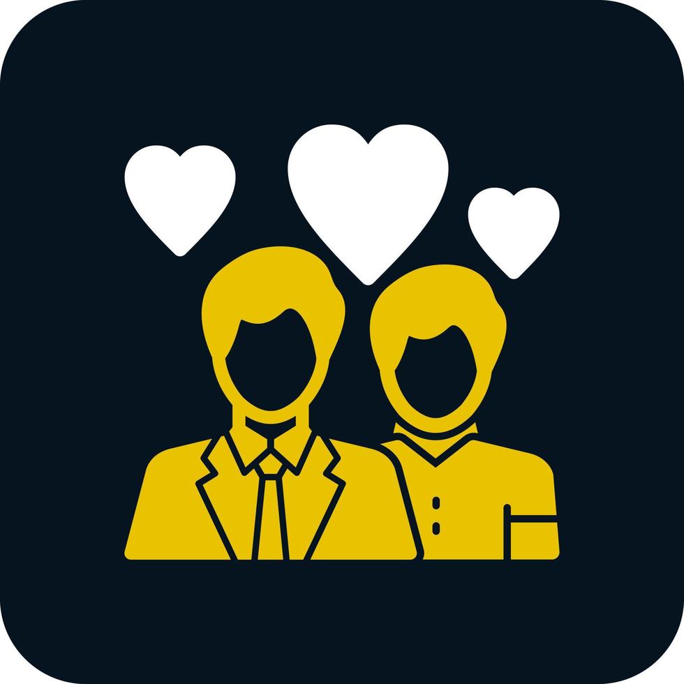 Relationship Vector Icon Design