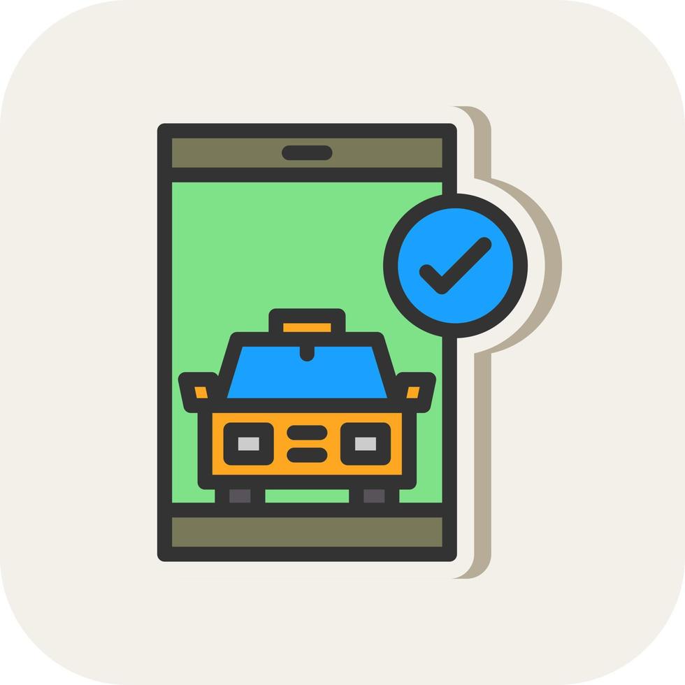 Booking App Vector Icon Design