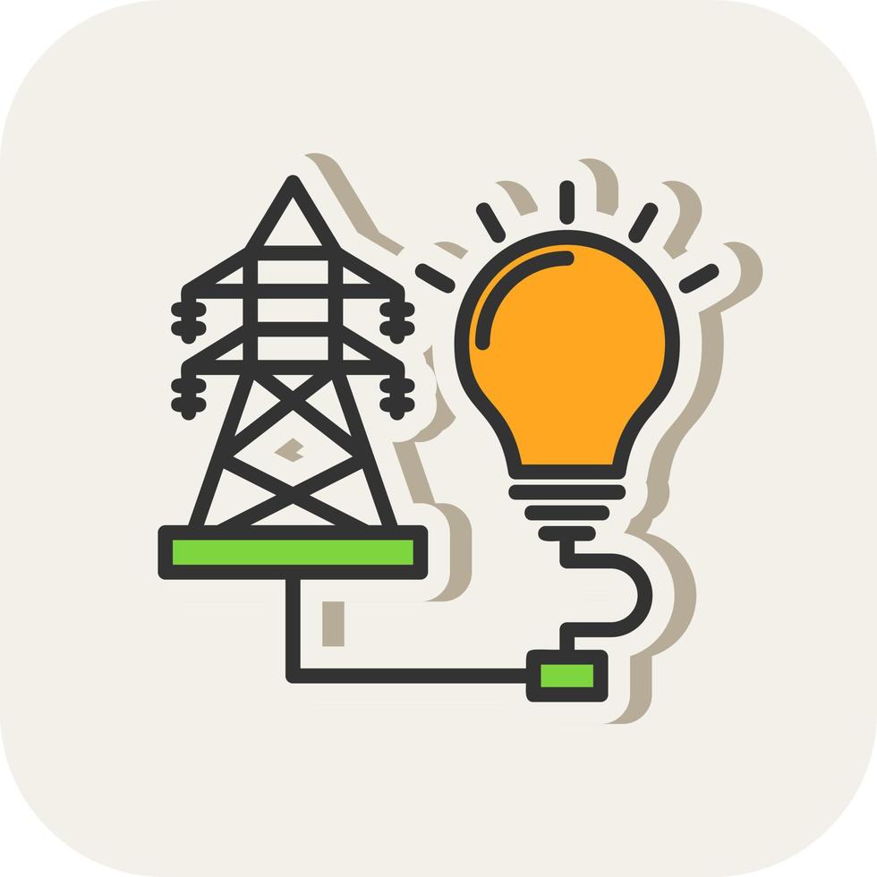 Electrical Energy Vector Icon Design