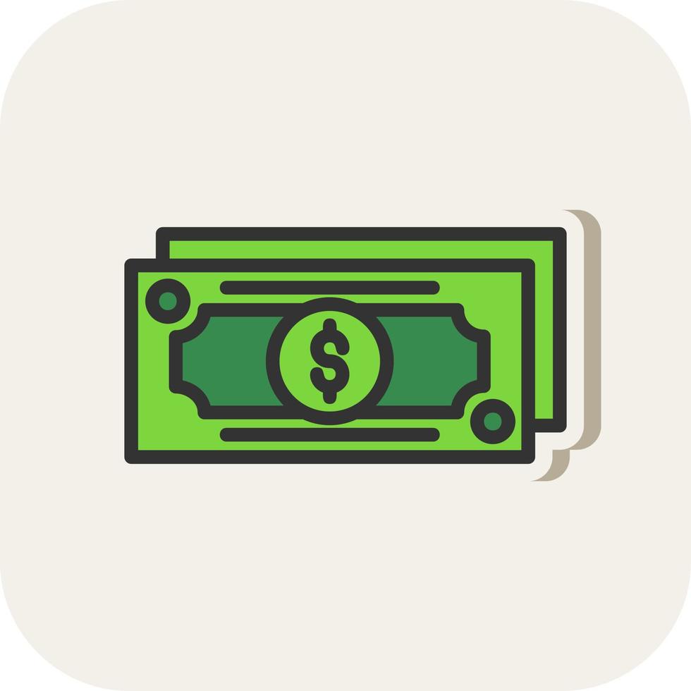 diseño de icono de vector de dinero