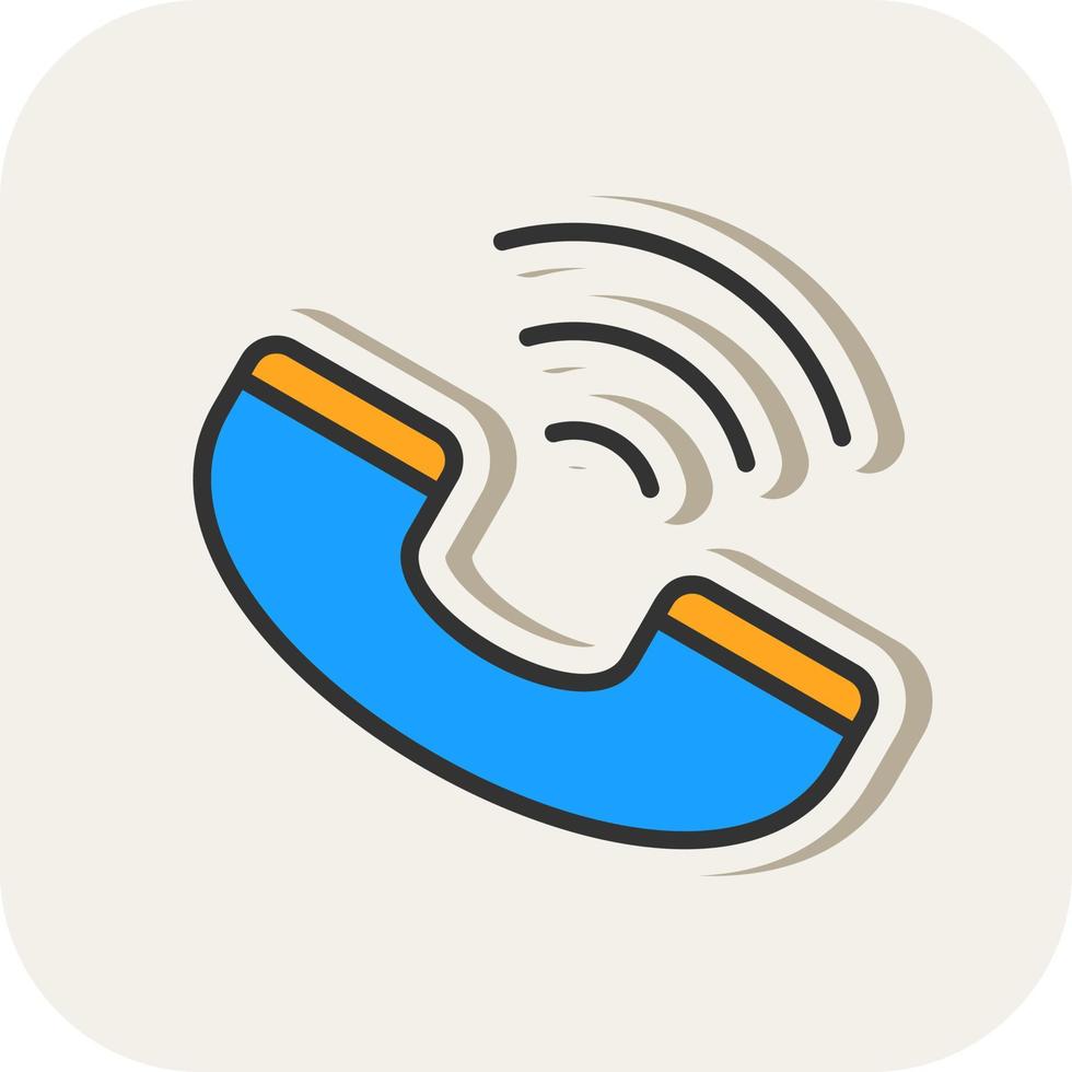 Phone Call Vector Icon Design