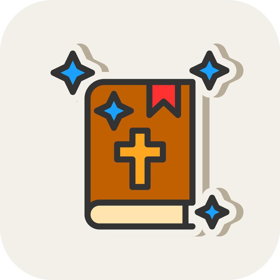 diseño de icono de vector de biblia