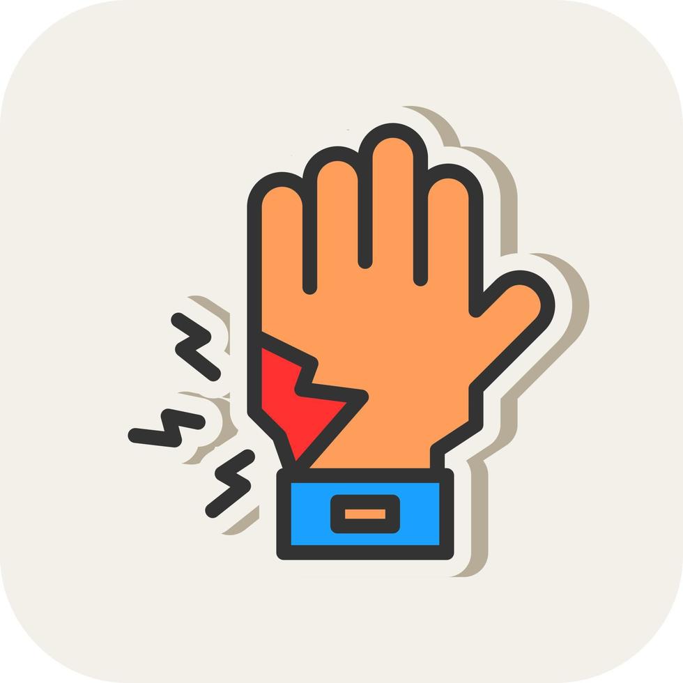 Injured Vector Icon Design