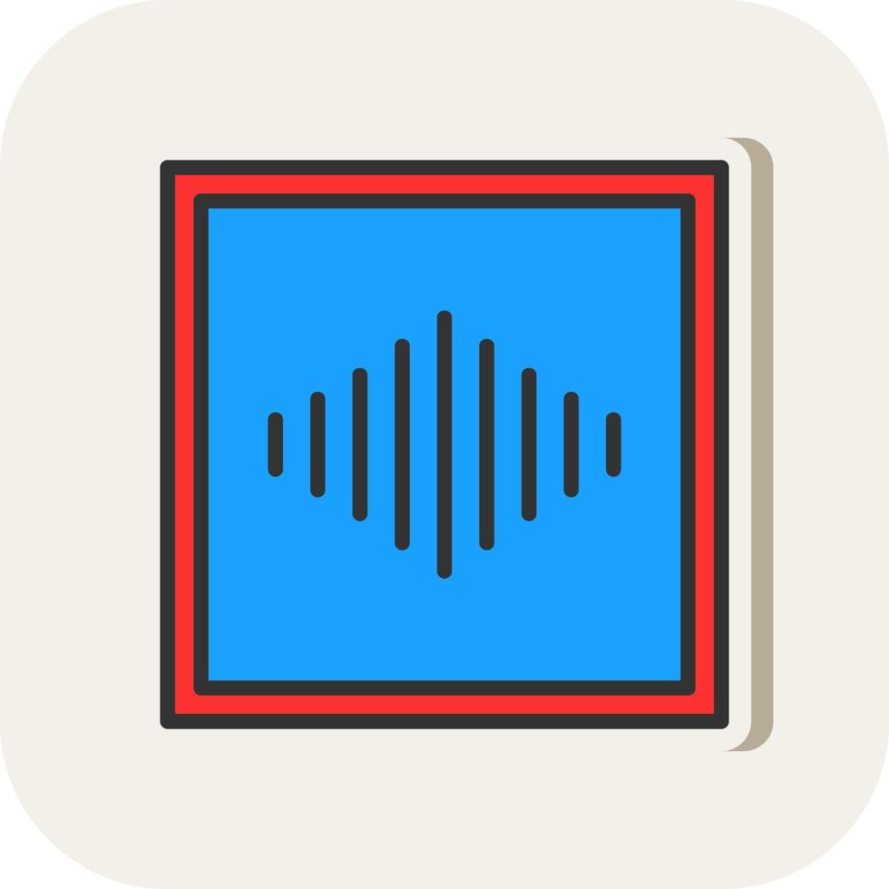 Sound Energy Vector Icon Design
