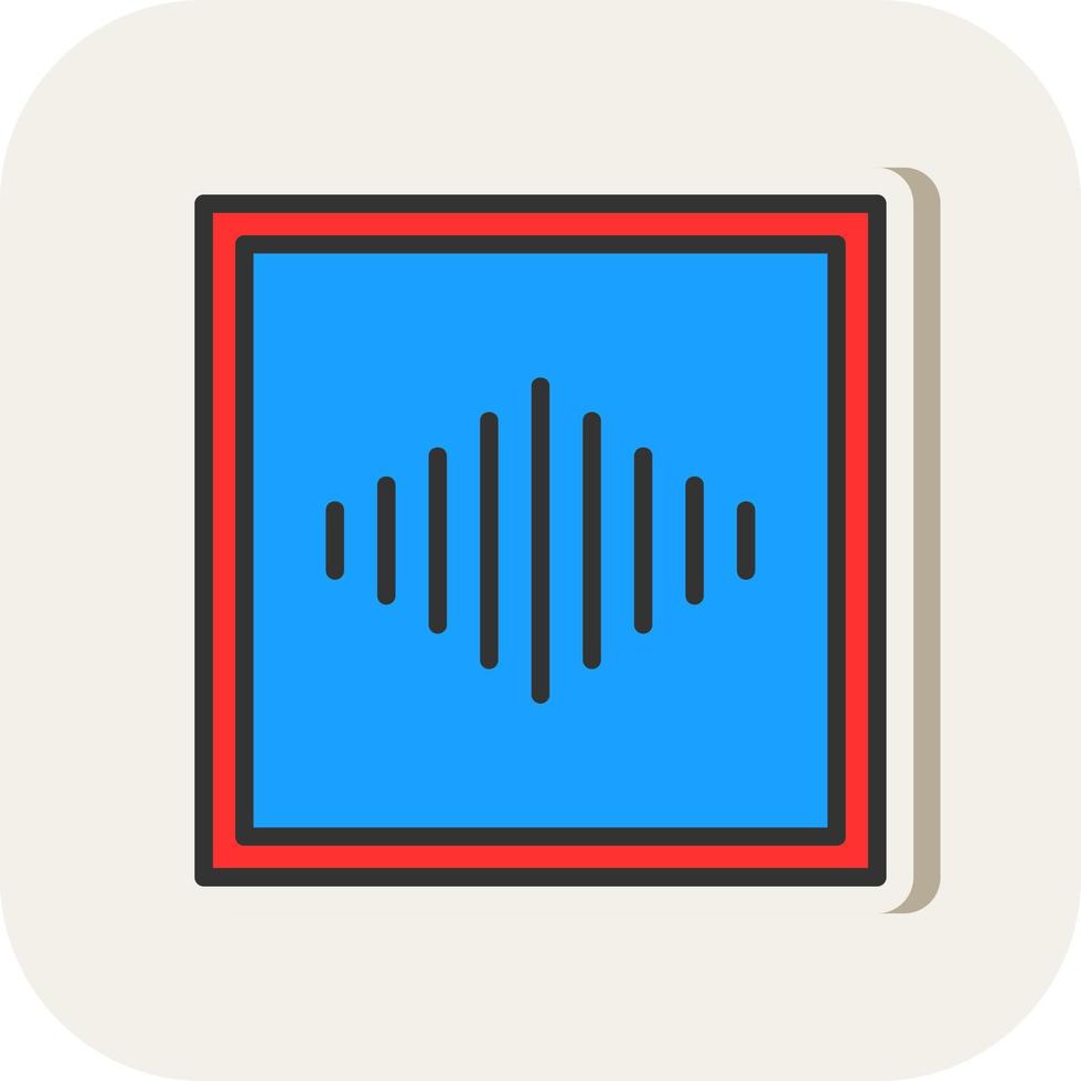 Sound Energy Vector Icon Design