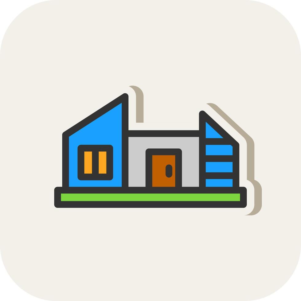 Farm House Vector Icon Design