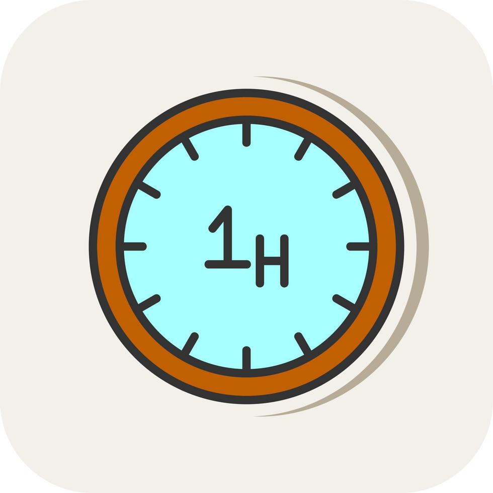 Hour Vector Icon Design