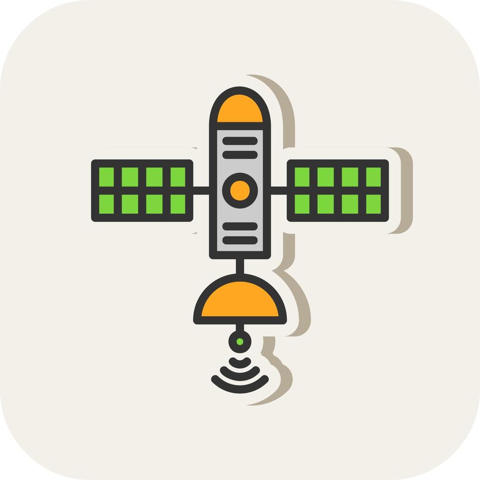 Satellite Vector Icon Design