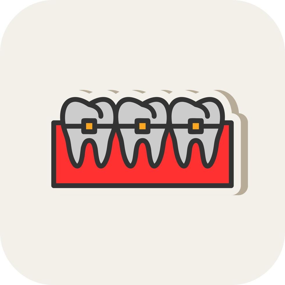 Braces Vector Icon Design