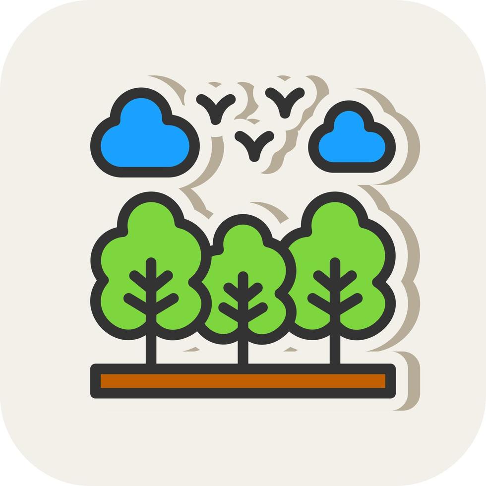 Forest Vector Icon Design