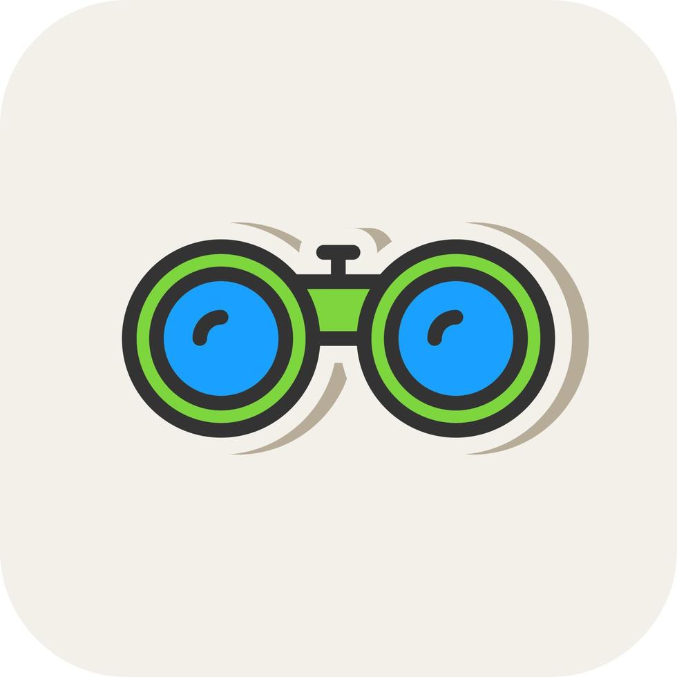 Binocular Vector Icon Design