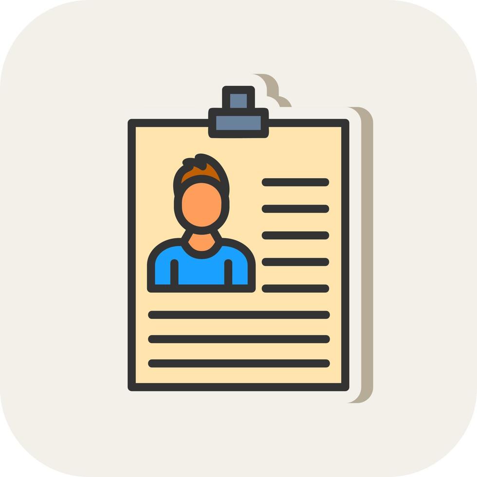 Identification Vector Icon Design
