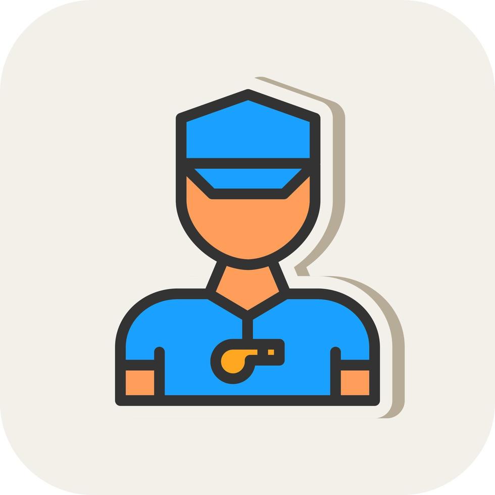 Coach Vector Icon Design