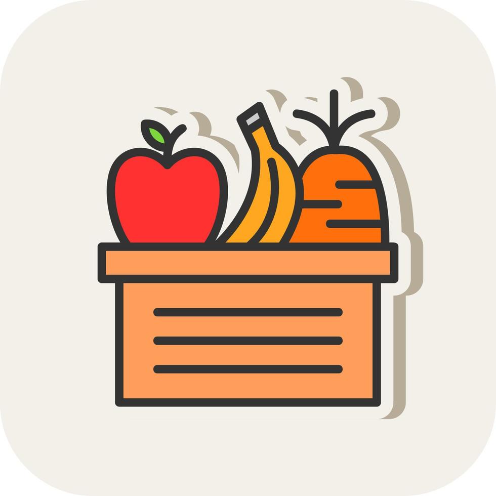 Healthy Food Vector Icon Design