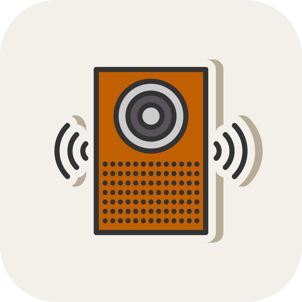 Smart Speaker Vector Icon Design